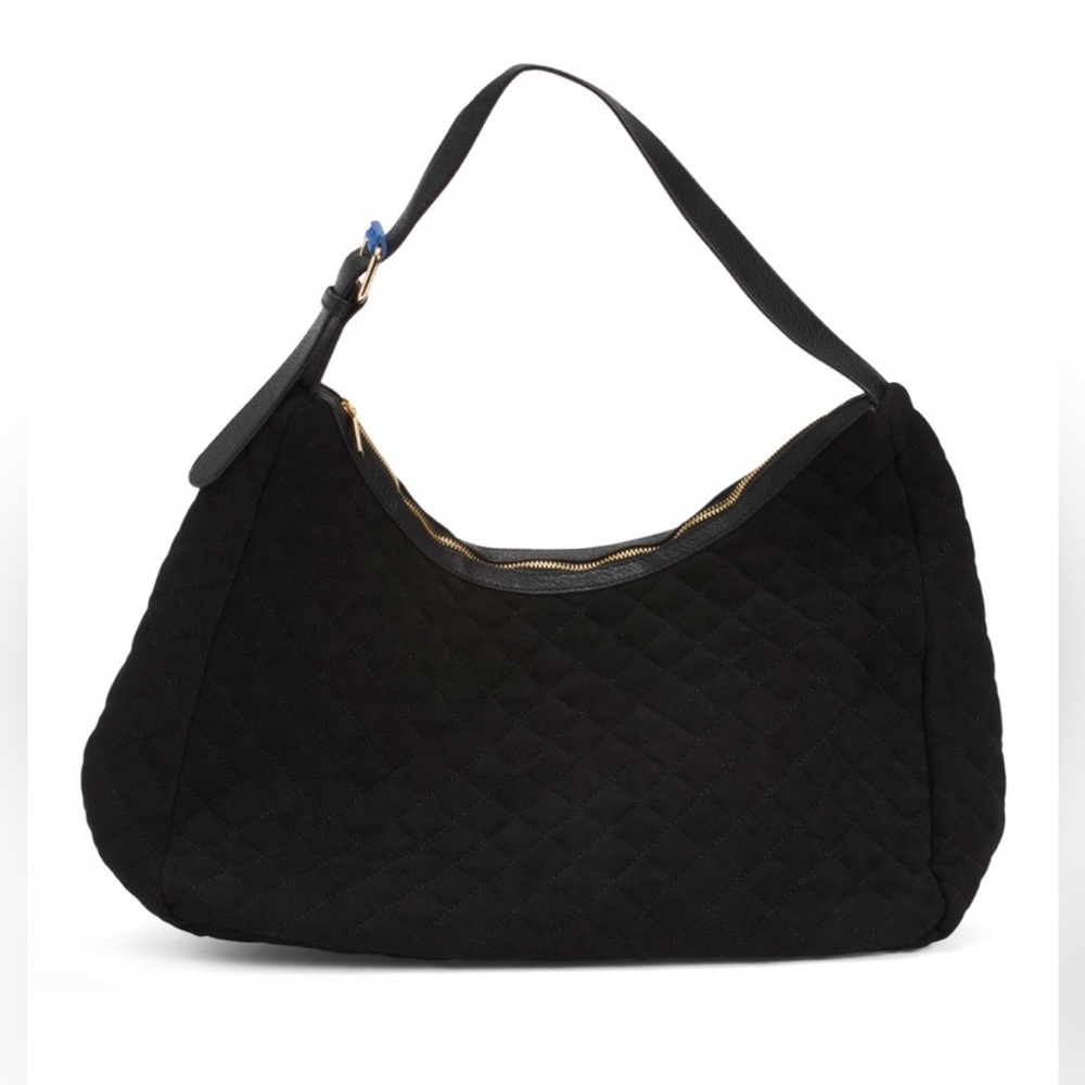 Shiraleah quilted Hale Hobo Shoulder Bag Purse Black New Women’s